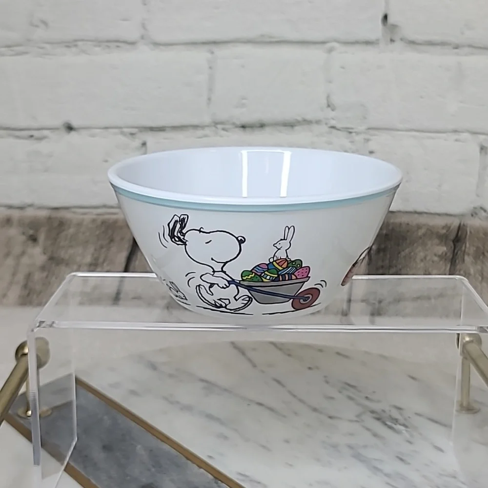 Children's Williams Sonoma PEANUTS™ Easter Kids Melamine Dinnerware Set NIB/NWT